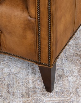 Kingston Tufted Leather Sofa