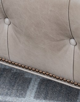 Kingston Ivory Chesterfield Leather Sofa Kingston Ivory Chesterfield Leather Sofa