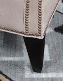 Kingston Ivory Chesterfield Leather Sofa