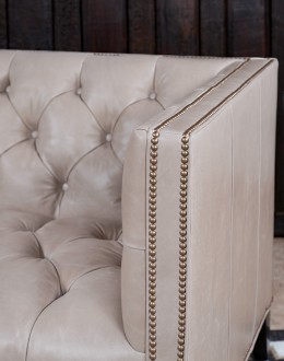 Kingston Ivory Chesterfield Leather Sofa Kingston Ivory Chesterfield Leather Sofa