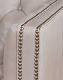 Kingston Ivory Chesterfield Leather Sofa