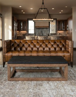 Kingston Tufted Leather Sofa Kingston Tufted Leather Sofa