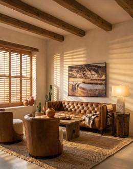 Kingston Tufted Leather Sofa