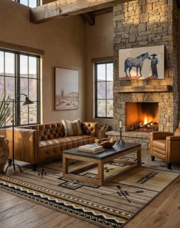 Kingston Tufted Leather Sofa