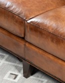 high quality leather chesterfield sofa,chesterfield sofa with saddle leather