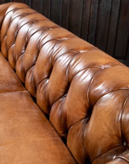 Lockwood Leather Chesterfield Sofa