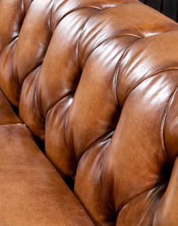 Lockwood Leather Chesterfield Sofa