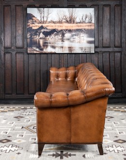 Lockwood Leather Chesterfield Sofa