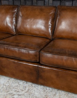 Malibu Mocha Leather Sofa