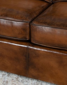 Malibu Mocha Leather Sofa
