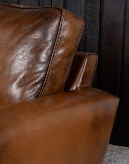 Malibu Mocha Leather Sofa