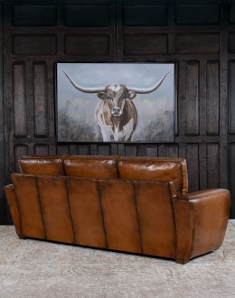 Malibu Mocha Leather Sofa