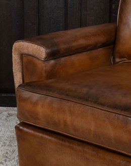 Malibu Mocha Leather Sofa