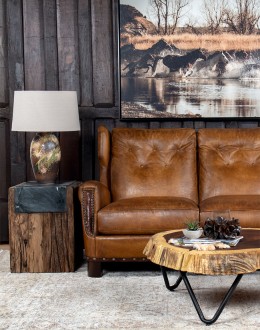 McQueen Saddle Leather Sofa