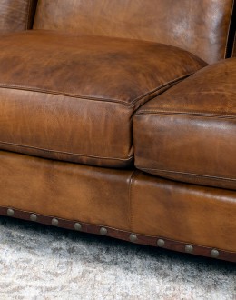 McQueen Saddle Leather Sofa