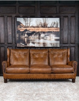 McQueen Saddle Leather Sofa McQueen Saddle Leather Sofa
