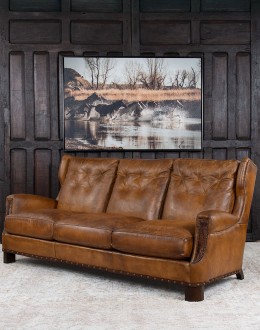 McQueen Saddle Leather Sofa
