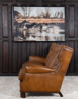 McQueen Saddle Leather Sofa