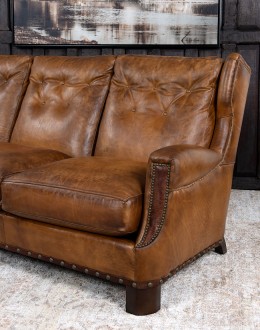 McQueen Saddle Leather Sofa