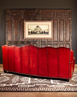high end red leather sofa with tufted back,red leather chesterfield sofa