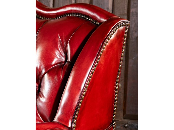 Estella Red Leather Chair