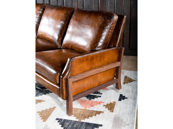 Pagosa Leather Sofa Fine Furniture