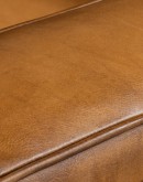 Painted Bison Leather Sofa Painted Bison Leather Sofa