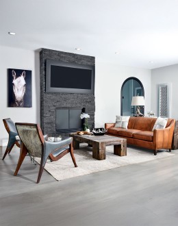 Remy Saddle Leather Sofa