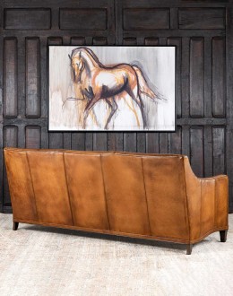 Remy Saddle Leather Sofa