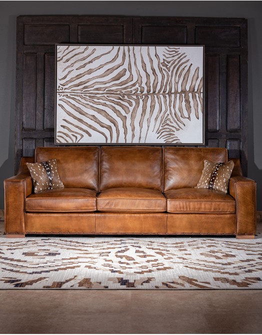 Rugby Leather Sofa