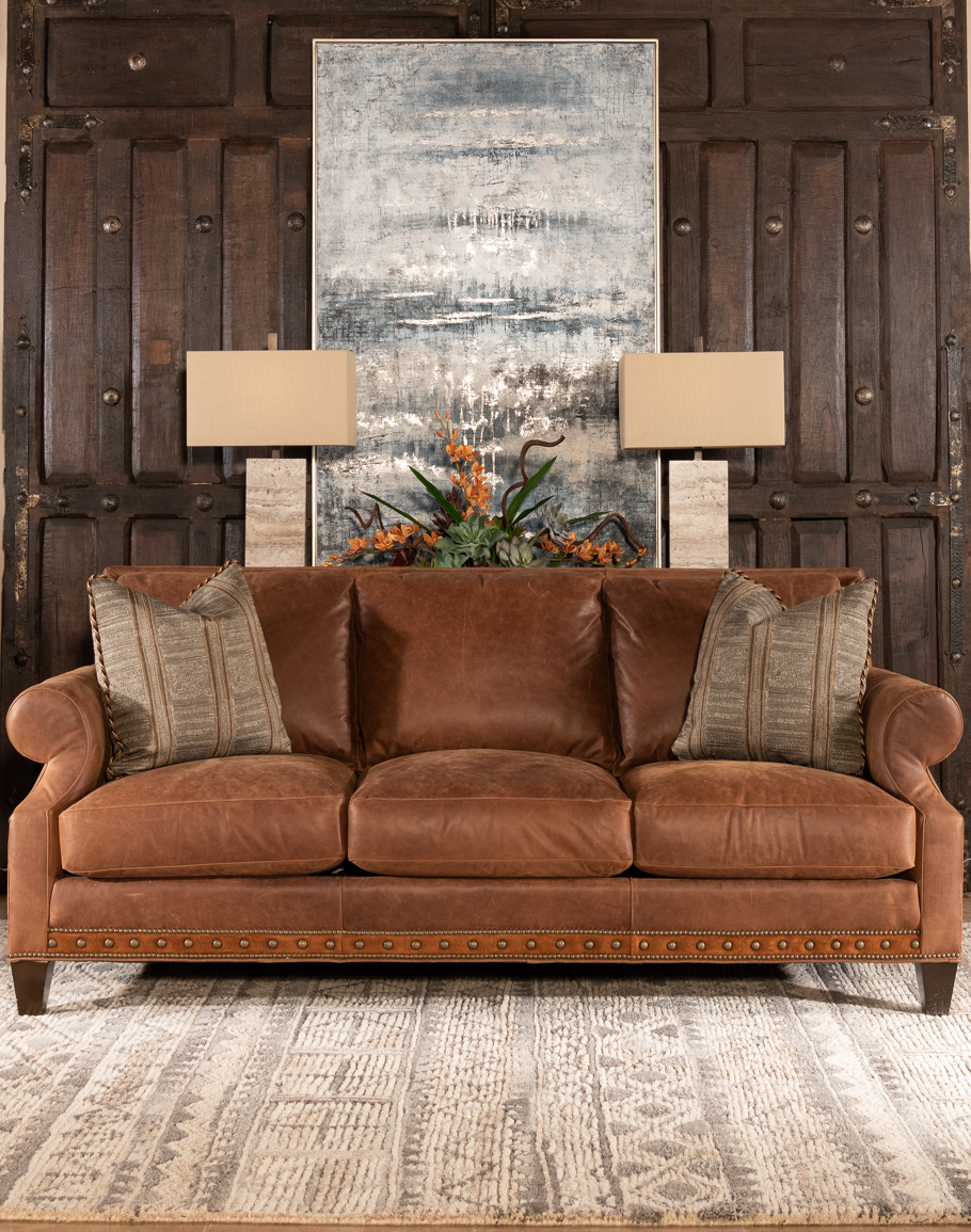 Roanoke Leather Sofa