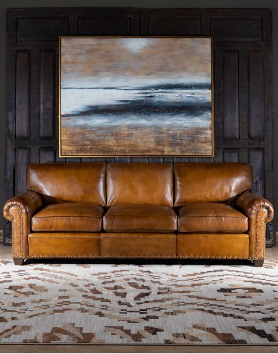 Sundance Leather Sofa | Leather Furniture Store - Adobe Interiors