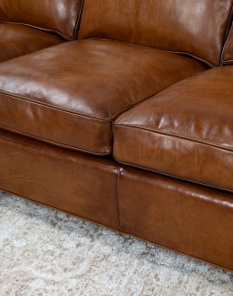 Sundance Tobacco Leather Sofa