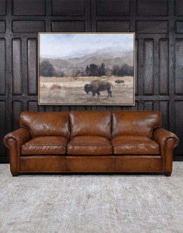 Sundance Tobacco Leather Sofa