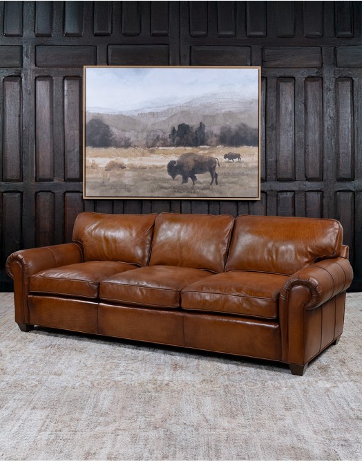 Sundance Tobacco Leather Sofa