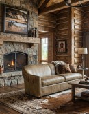 Sydney Relic Western Fringe Leather Sofa