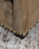 Syndey Chaps Western Fringe Leather Sofa