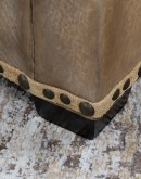 Syndey Chaps Western Fringe Leather Sofa