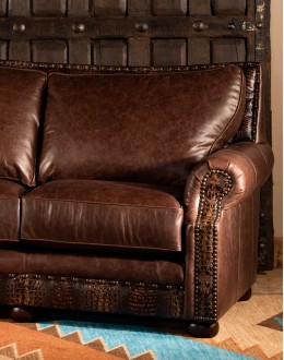 Texas Curved Leather Sofa curved leather sofa
