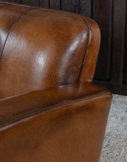 Traeger Leather Sofa