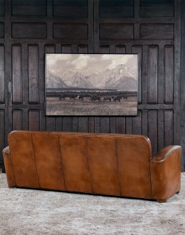 Traeger Leather Sofa