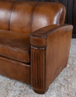 Traeger Leather Sofa