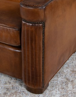 Traeger Leather Sofa