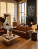 Traeger Leather Sofa