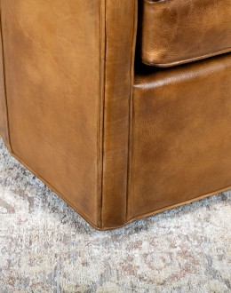 Archer Leather Swivel Chair