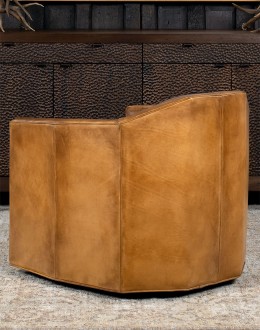 Archer Leather Swivel Chair