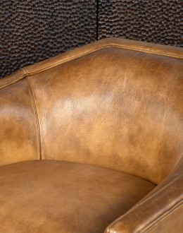 Archer Leather Swivel Chair