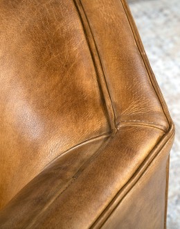Archer Leather Swivel Chair