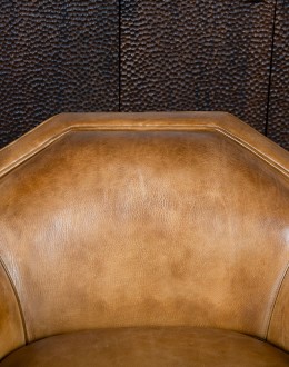 Archer Leather Swivel Chair