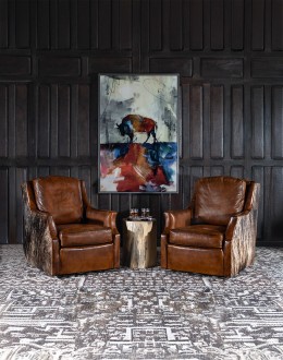 Belton Brindle Swivel Chair